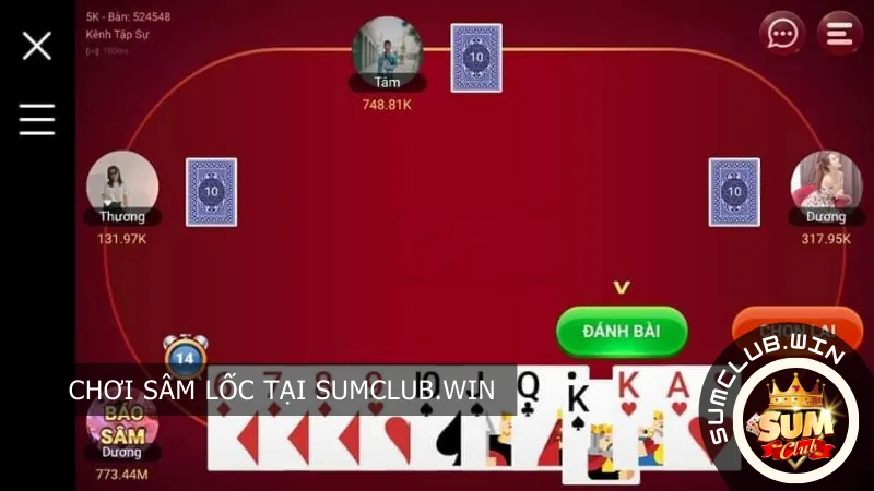 Chơi Sâm Lốc tại Sumclub