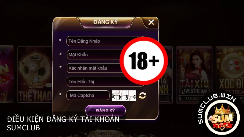 Điều kiện đăng ký tài khoản Sumclub