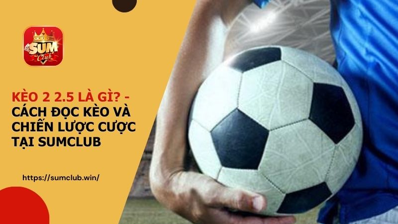 Kèo chấp 2 2.5 là gì?- Cách đọc kèo và chiến lược cược tại SUMCLUB