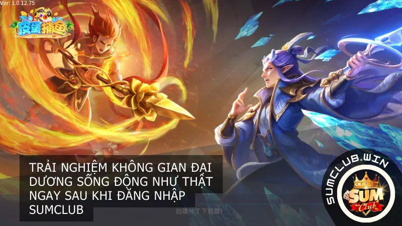 Giao diện 3D huyền ảo và đồ họa sắc nét là lý do giúp Vương Quốc Tiên Cá trở thành "con cưng" của cộng đồng game thủ tại sum club.