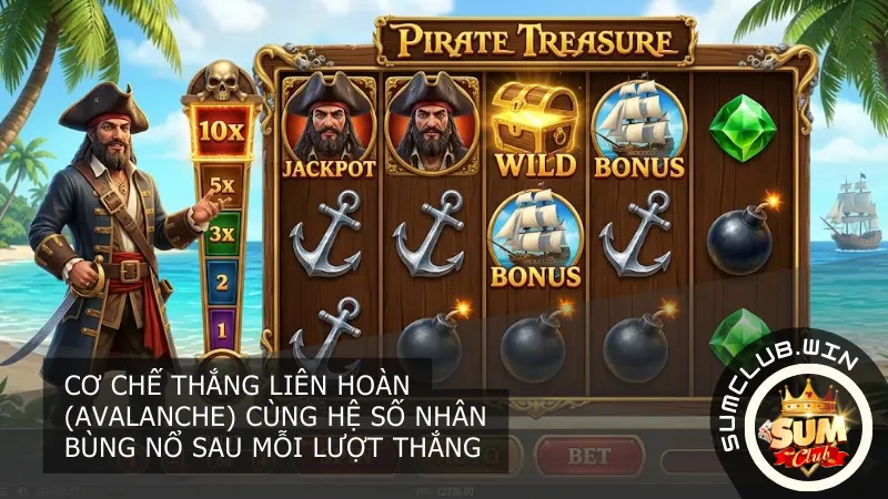 Cơ chế Thắng Liên Hoàn (Avalanche) cùng hệ số nhân bùng nổ sau mỗi lượt thắng